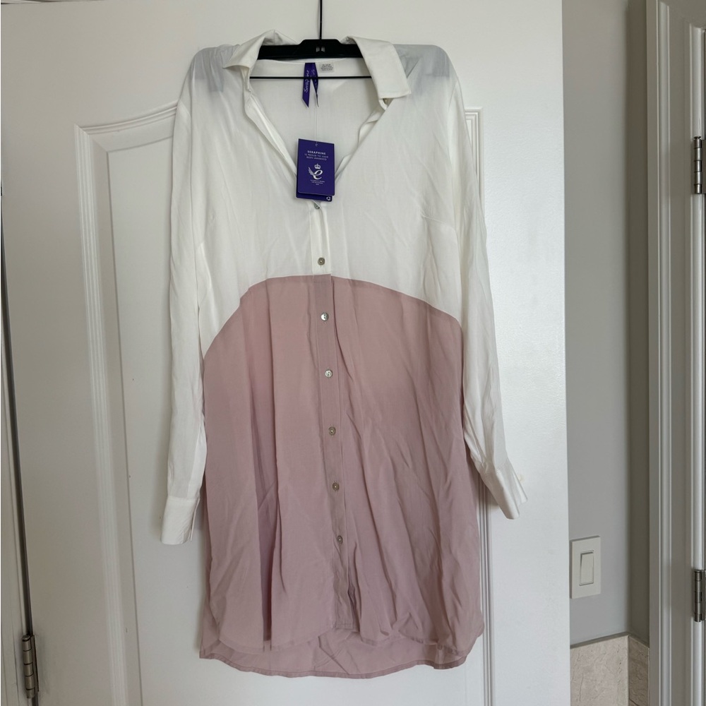 Seraphine maternity shirt dress